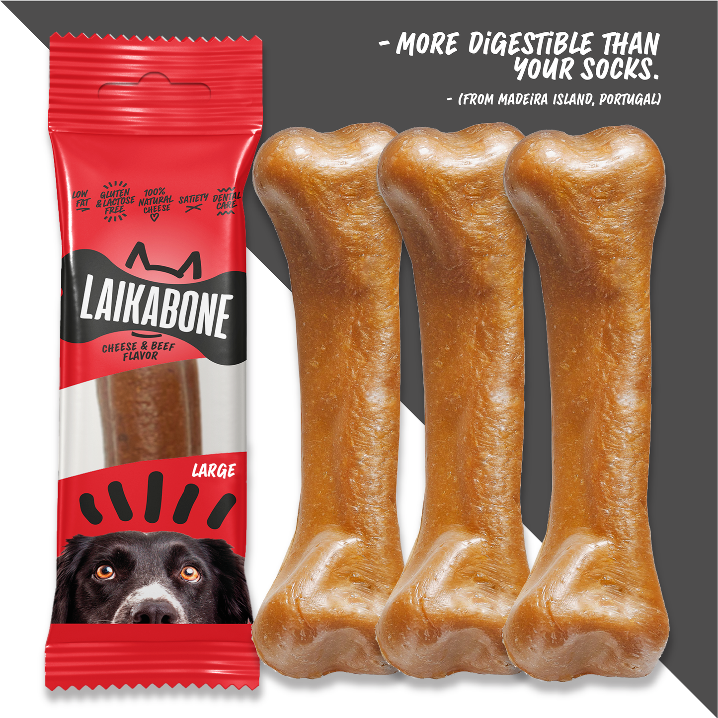 Dog treat Cheese & Beef chew (Box)